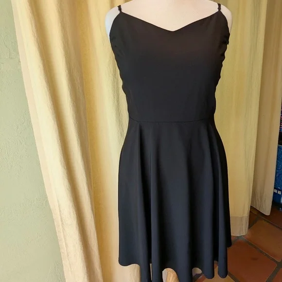 Old Navy | Dresses | Old Navy Fit And Flare Black Womens Dress | Poshmark